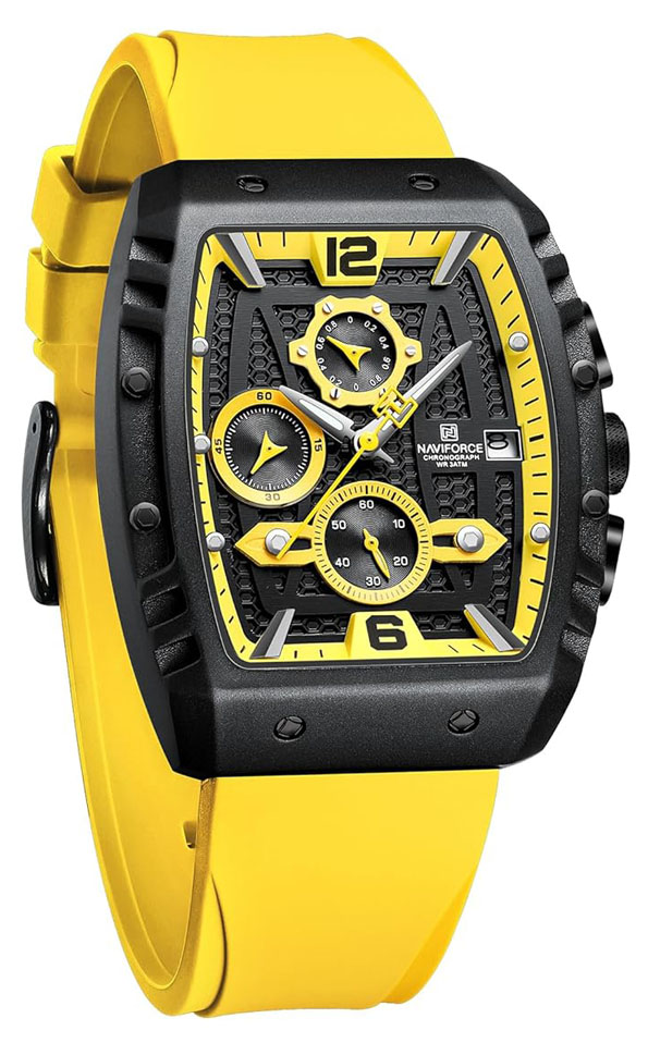 Chronograph Sport Watch for Men, with Auto Date Women Quartz Wrist Watches,
